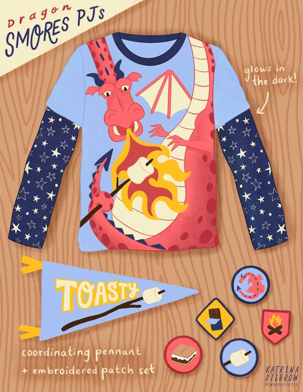 Dragon S’mores PJs